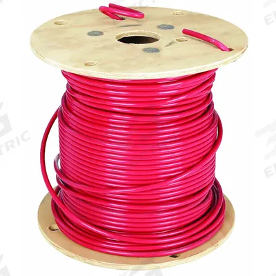 SOUTHWIRE Building Wire: Copper, 2 AWG, 1 Conductors, Stranded, Red, 500 ft Lg - Copper THHN/THWN Building Wires