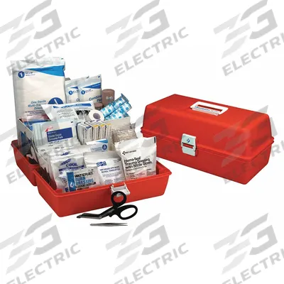 FIRST AID ONLY First Aid Kit and Housing: Gen Purpose, 1 People Served, 102 Components - General Purpose First Aid Kits