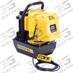 ENERPAC Hydraulic Electric Pump: 10,000 psi Max. Op Pressure, 40 cu in/min Max. Flow Rate, 115V AC (MPN ZE3308SB). Key specifications — attr941810: ZE3308SB; attr941817: 3-Way; attr941814: Advance.