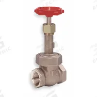 MILWAUKEE VALVE Gate Valve: 3 in, Bronze, Rising, FNPT x FNPT, 400 psi Max. Pressure (CWP), Wheel (MPN 1153 3"). Key specifications — Wedge Material: Bronze; Brand: MILWAUKEE VALVE; Bonnet Material: Bronze.