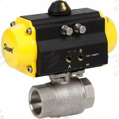 SHARPE SPNII 075 SR 22mm: 342 lb-in Force at 80 psi, Extruded Aluminum - Spring-Return Valve Actuators