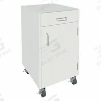 Mobile Cabinet: 32 1/8 in Overall Ht, 22 in Overall Dp, 18 in Overall Wd, Steel, 1 Drawers, 1 Doors (MPN GRJTP1018-18-2). Key specifications — Product Type: Mobile Cabinet; Brand: INSTOCK; Material: Steel; Cabinet Type: Mobile Cabinets.