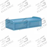 CORTECH Institutional Bed: Slate Blue, 80 in Overall Lg, 36 in Overall Wd, 21 in Overall Ht (MPN 100SB). Key specifications — Product Type: Bed; Color: Slate Blue; Material: Polyethylene; Brand: CORTECH; Model Name: Solstice Behavioral Health Bed.