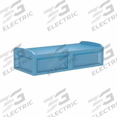 CORTECH Institutional Bed: Slate Blue, 80 in Overall Lg, 36 in Overall Wd - No Storage Bed Frames