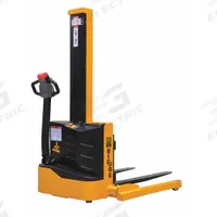 BIG JOE Stacker: 2,200 lb, 62 in Max Lifting Ht, Adj Fork, 42 in L x 4 in W Fork, Sealed Lead Acid (MPN S22-62). Key specifications — Brand: BIG JOE; Lift Mechanism: Hydraulic; Width Across Forks: 29-1/2 in.