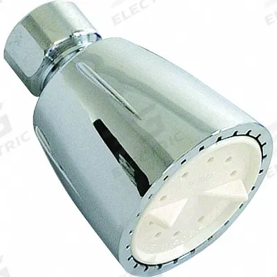 EZ-FLO Fixed Showerhead: 2 gpm Fixed Showerhead Flow Rate, ABS, Chrome Finish - Single-Pattern Fixed Showerheads