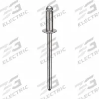 Blind Rivet,1 7/16 in L,1/8 in dia,PK500: Inch, 1 7/16 in Overall Lg, 11/32 in Body Lg, Dome, 500 PK (MPN U34142.012.0043). Key specifications — Brand: APPROVED VENDOR.