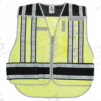 APPROVED VENDOR Pro Police Safety Vest: Safety Vest ANSI Class Class 2, Black/Green, Polyester (MPN 4001BZ-M-XL). Key specifications — attr358683: Zipper; attr378047: APPROVED VENDOR; attr358676: Class 2; attr358678: Polyester; attr358679: 52 in; attr1314241: Pro Police Safety Vest.
