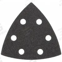 MILWAUKEE Oscillating Tool Sanding Sheet: 3 1/2 in Wd, 80 Grit, Sanding Sheet, Silicon Carbide, 6 PK (MPN 49-25-2080). Key specifications — attr1097525: Silicon Carbide; attr1097555: MILWAUKEE.