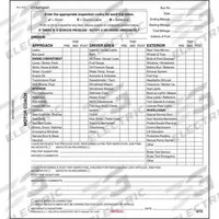 JJ KELLER NY Motor Coach Vehicle Inspection Report: Carbonless, Driver Vehicle Inspection Report (MPN 5715). Key specifications — Manufacturer Part Number: 5715; Language: English; Brand: JJ KELLER; Format: Book; Features: Helps Meet The Requirements of Section 721.2(B) of the Official Compilation of Codes, Rules, and Regulations of the State of New York; Form Type: Driver Vehicle Inspection Report; Includes Carbon: Carbonless; Ply Count: 2-Ply.