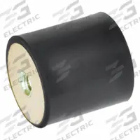 JW WINCO Vibration-Isolating Mount: Cylindrical, Natural Rubber, Female x Female Style (MPN 351.3-38-25-5/16-55). Key specifications — Isolator Body Material: Natural Rubber.