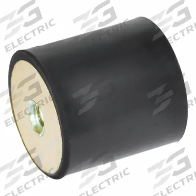 JW WINCO Vibration-Isolating Mount: Cylindrical, Natural Rubber - Female x Female Vibration-Isolating Mounts