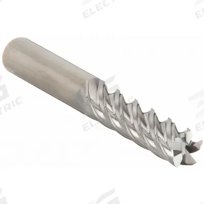 CLEVELAND Square End Mill: Carbide, 5 Flute, 1/2" Mill Dia, 2" LOC, 4" OAL (MPN C60571) - Fast-Cutting Carbide Square End Mills