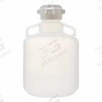 APPROVED VENDOR Plastic Carboys, Jerricans, & Jugs - Rectangular Plastic Carboys & Jerricans (MPN 155-B117-FLS). Key specifications — Body Color: Colorless; Screw Closure Size: 83 mm; Brand: APPROVED VENDOR; Closure Type: Screw On Cap; Includes Closure: Yes.