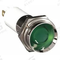 APPROVED VENDOR Protruding Panel Light: 12 mm Panel Mounting Hole Dia, LED, Green, Protruding Head (MPN 24M126). Key specifications — Brand: APPROVED VENDOR; Electrical Connection: 0.11 Male Quick Disconnect.