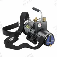 YELLOW JACKET Vacuum Pump: 4 cfm, 15 micron Ultimate Vacuum, 120V AC, A2L Compatible, Male, Flare (MPN 93714). Key specifications — Plug Configuration: 5-15P; Brand: YELLOW JACKET; Number of Stages: Two-Stage; Product Type: Vacuum Pump.