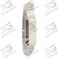 KINGSWAY GROUP Pull Handle: Unthreaded Holes, Aluminum, Silver, #10 Screw Size, 1.875 in (MPN KG60). Key specifications — Brand: KINGSWAY GROUP; Projection Type: Non-Recessed; Material: Aluminum; Finish: Satin Nickel; Color: Silver; Folding Type: Fixed; Mounting Type: Unthreaded Holes; Screw Size: #10.