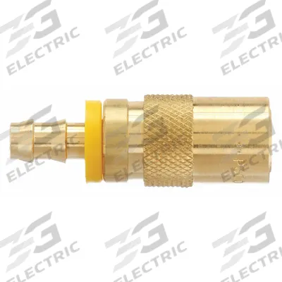 PARKER Hydraulic Quick Connect Hose Coupling: 3/8 in Coupling Size, Brass - Moldmate Series Hydraulic Quick-Connect Coupling Bodies