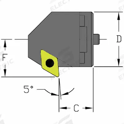 ULTRA-DEX USA Indexable Cutting Head Unit: SH24 SDXCR3 (MPN 912-000-270) - Machining