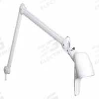 BURTON Task Light: LED, 2,000 lux @ 24 in/3,400 lux @ 18 in, Clamp, 3000K, 90 CRI, 9 W Watt, 120V AC (MPN CARLT). Key specifications — Operating Voltage: 120V AC; Illumination: 3,400 lux @ 18 in; Power Source: Power Cord and Plug; Manufacturer Part Number: CARLT; Brand: BURTON; Color Temperature: 3000K.