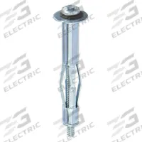 Wall Anchor: 1/8 in Dia, 1 3/4 in Overall Lg, M4 Thread Size, Steel, Zinc Plated, Steel, 100 PK (MPN U30537.012.0175). Key specifications — Compatible Material: Plaster; System of Measurement: Inch; Brand: APPROVED VENDOR; Finish Type: Zinc Plated.