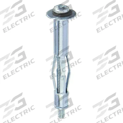 APPROVED VENDOR Wall Anchor: 1/8 in Dia, 1 3/4 in Overall Lg, M4 Thread Size, Steel, Zinc Plated - Removable Sleeve Anchors