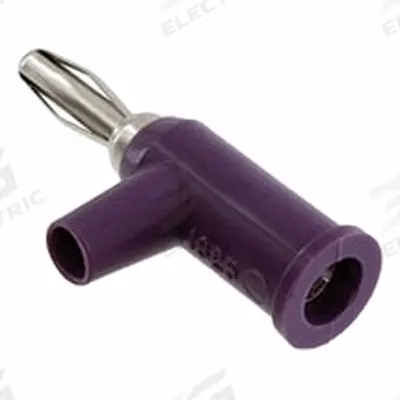POMONA Banana Plug: 1 1/2 in Lg, 15 A Max Current Measurement - Standard Sheath Banana Jack to Non-Sheath Banana Plug Adapters