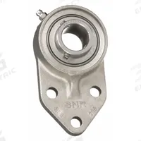 NTN 3 Bolt Flange Bearing: Radial Ball, 1 in Bore, SS, Set Screws, 2 5/8 in Lg, 1 13/32 in Wd, 440C (MPN SUCFB205-16C0). Key specifications — Bore Type: Cylindrical; Brand: NTN; Lubricant Material: FDA/USDA-H1 Solid Grease; Mounting Bolt Size: M8; System of Measurement: Inch; Included Bearing Cap: Open Cap.