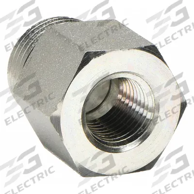 PARKER Metal Pipe Straight: Straight, Carbon Steel, 1/8 in - Hydraulic Threaded Extreme-Pressure Pipe Fittings