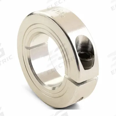 RULAND MANUFACTURING Shaft Collar: 1-Piece, Metric, Round, Clamp-On, 60 mm Bore Dia - Aluminum Shaft Collars