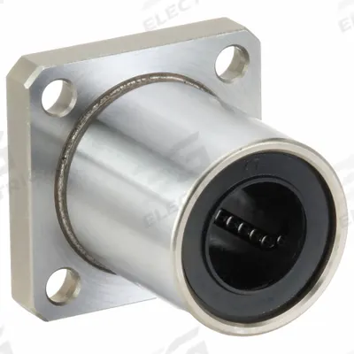 NB Linear Square Flange Mount Bearing: Single, SWK, 5/8 in ID - Square-Flanged Linear Ball Bearings