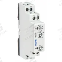 EATON Multi-Function Time Delay Relay: DIN-Rail Mounted, 24 to 240V AC/DC, 8 A, 8 Pins/Terminals (MPN TRL07). Key specifications — Delay Function: Flasher Pause First; Input Voltage: 24 to 240V AC/DC; Brand: EATON.