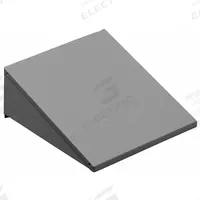 TENNSCO Locker Sloping Top: 12 in x 15 in x 5 1/2 in, For 12 in Locker Wd, Steel, Powder Coated (MPN KST-1215MG). Key specifications — attr65850: KST-1215MG; attr65853: TENNSCO; attr114203: Powder Coated; attr114205: Steel; attr114211: Sloping Top Panel; attr114196: Gray.