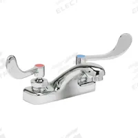 ZURN Low Arc Bathroom Faucet: AquaSpec®, Brass, Chrome Finish, 2.2 gpm Flow Rate, Centerset, Arc (MPN Z81104-XL). Key specifications — Includes: Integral Shank; Brand: ZURN; Series: AquaSpec®.