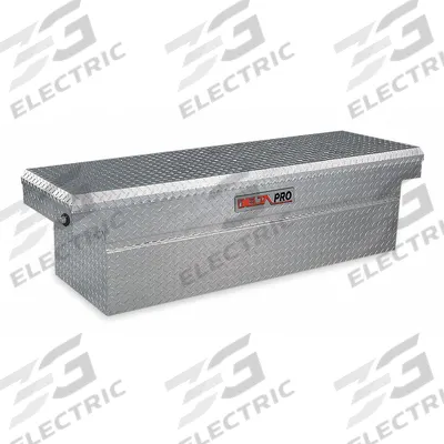 CRESCENT JOBOX Crossover Truck Box: Crossover Truck Box, Single Lid Lid, 71 in Overall Wd - Single-Lid Crossover Boxes
