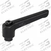 JW WINCO Adjustable Handles; Adjustable Levers: Plastic w/ Steel Thread, 3/8"-16 Thread, 3.62 in Lg (MPN 6TF36K). Key specifications — Brand: JW WINCO.