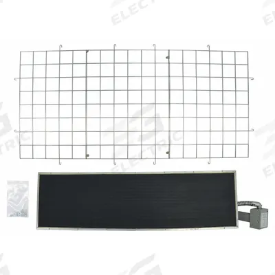 FOSTORIA Electric Infrared Heater Panel Emitter: 9,500 W Watt Output, 240V AC - Panel Emitters for Electric Infrared Heaters