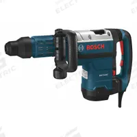 BOSCH Demolition Hammer: Corded, Chipper, SDS-Max, 9.6 ft-lb, 2,760 bpm, 18.3 lb Wt, 14.5 A Current (MPN DH712VC). Key specifications — attr113892: 120V AC; attr113880: Continuous; attr113860: BOSCH.