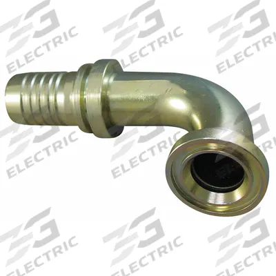 AEROQUIP Hydraulic Flange Fitting: 2 in Hydraulic Hose I.D., 2 in Hydraulic Flange Size - Barbed Hydraulic Flange Fittings