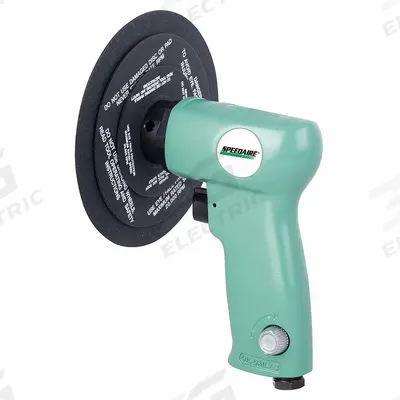 SPEEDAIRE Air Disc Sander: 5 1/2 in Pad, Threaded Shank, Medium Duty, 0.4 hp, 21 cfm - Rotary Disc Sanders