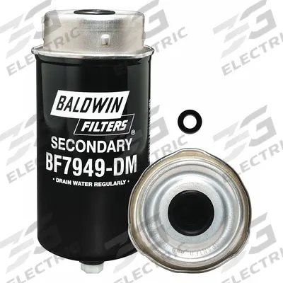 BALDWIN FILTERS Fuel Filter: Cartridge, 7 3/8 in Overall Lg, 3 5/16 in Outside Dia - Can-Type Fuel/Water Separators