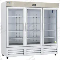 AMERICAN BIOTECH SUPPLY Lab Refrigerator: 72 cu ft, Upright, 1°C to 10°C, 34 in Overall Dp, 3 Doors (MPN ABT-HC-LP-72). Key specifications — Door Opening Style: Right; Color: White; Alarm Type: Temperature; Manufacturer Part Number: ABT-HC-LP-72; Brand: AMERICAN BIOTECH SUPPLY; Product Type: Lab Refrigerator; Door Type: Swing Glass; Refrigerant Type: R-290.