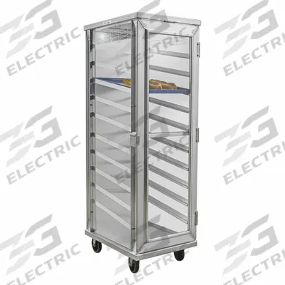 NEW AGE INDUSTRIAL Enclosed Pan Rack: 10 Shelves, 68 1/4 in Ht, 27 5/8 in Dp, NSF Certified (MPN 98063) - Furnishings, Appliances and Hospitality