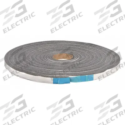 APPROVED VENDOR Weather Seal: Flat, Self-Adhesive Mounting, Std, Foam, 17 ft Overall Lg - Solid Rectangular Foam Rubber Seals