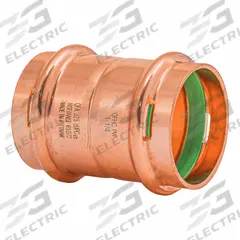 QUICKFITTING SUREPRESS Press Copper Coupling with Stop: 1 1/4 in CTS x 1 1/4 in CTS size, Copper (MPN SPWC44R). Key specifications — Brand: QUICKFITTING SUREPRESS; Broad - Material for Bullet: Copper Or Bronze; Brand - Broad: QUICKFITTING SUREPRESS.