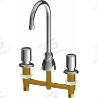 CHICAGO FAUCETS Handle-Operated Faucet: 786, Centerset, Cast Brass, Polished Chrome Finish, Aerated (MPN 786-E3-765ABCP). Key specifications — Brand: CHICAGO FAUCETS; Series: 786; Includes: Mounting Hardware.