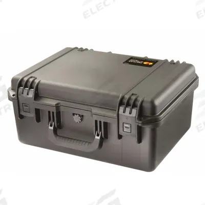 PELICAN Protective Case: 13 in x 18 in x 8 3/8 in Inside, No Foam, Black, Stationary - Impact-Resistant Suitcase-Style Cases