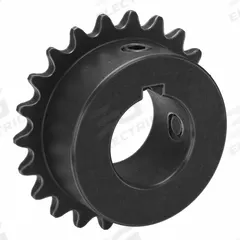 TRITAN Roller Chain Sprocket: 25, For 1/4 in Chain Pitch, 3/4 in Bore Dia, 22 Teeth, Steel (MPN 25BS22H X 3/4). Key specifications — Brand: TRITAN.
