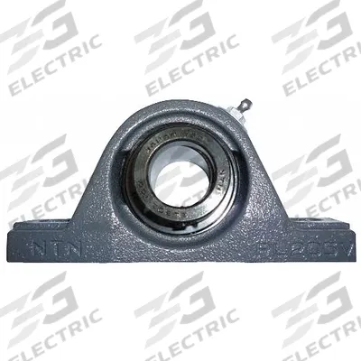 NTN Pillow Block Bearing: 3 in Bore, Cast Iron, Eccentric Collar, 3 1/4 in Shaft Ht - General Purpose Pillow Block Ball Bearings