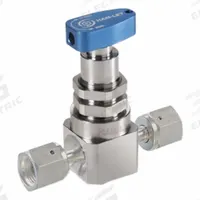 HAM-LET Ultra High Purity Diaphragm Valve: 1/4 in, 316L Stainless Steel, 450 psi Max Pressure (CWP) (MPN HM20-4VKLQ-GF4). Key specifications — Diaphragm Material: Chromium Cobalt Nickel; Brand: HAM-LET; Standards: SEMI F20-0305.